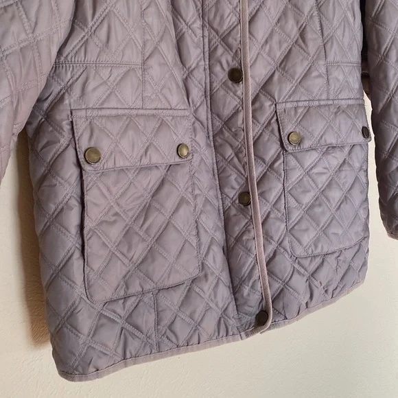Lucky extra large puffer jacket coat taupe grey - Picture 2 of 4